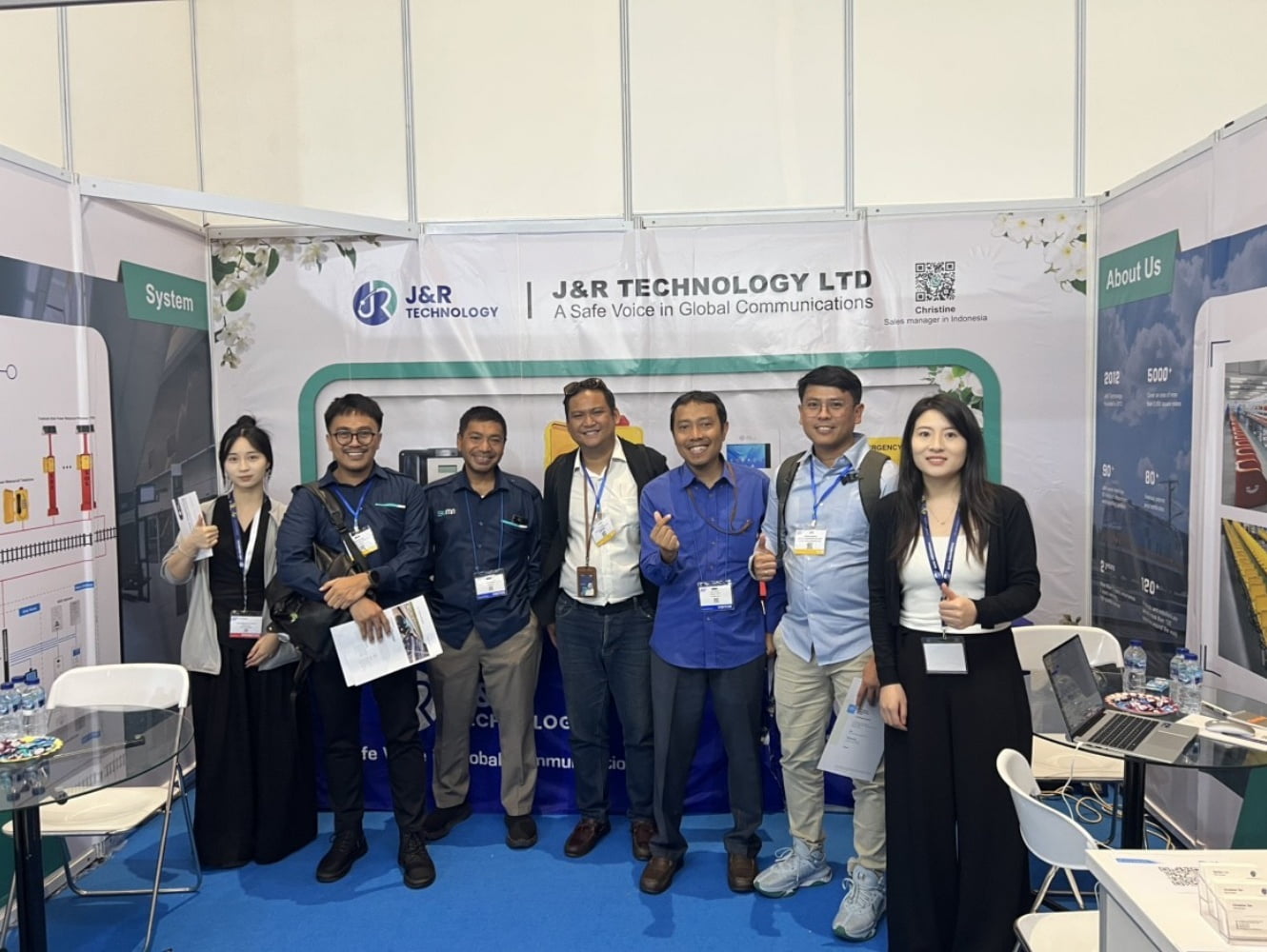 JR at Railwaytech Indonesia 2025 in Jakarta