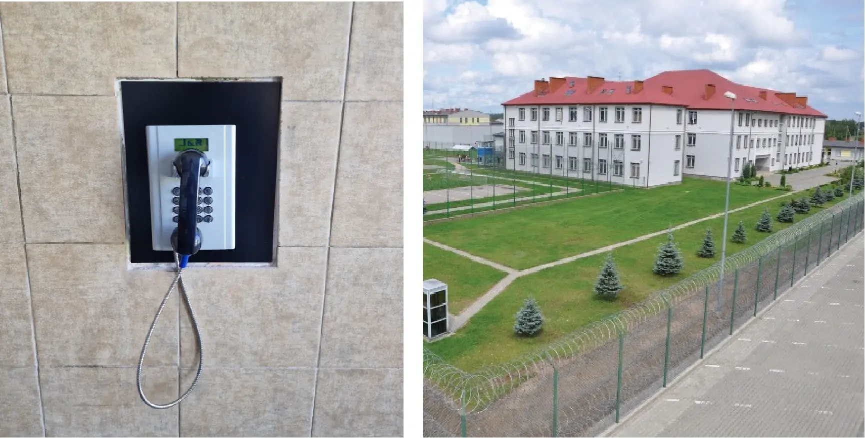 JR204-FK Prison Telephones are installed in the Poland